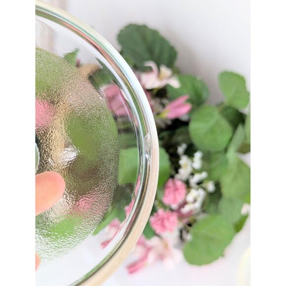 Set of 2 Datom Clear Glass Casseroles with Lids AS IS Single-Serve MCM Bakeware - Picture 7 of 8